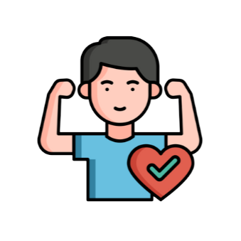 healthy person icon